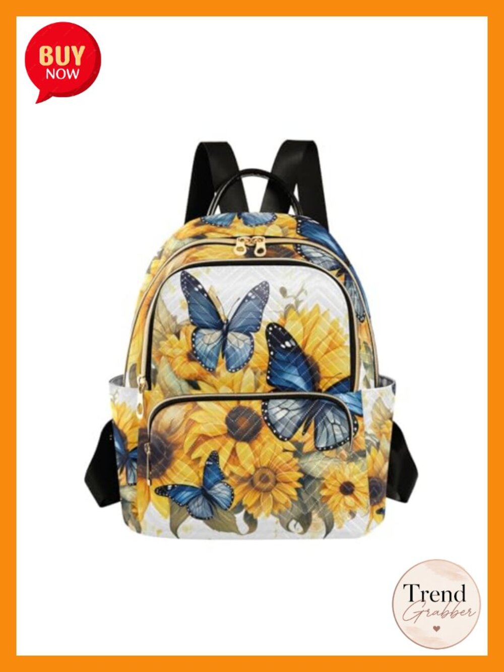 Quilted Nylon Small Backpack Purse for Women Travel Daypack